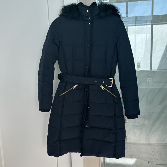 Zara Water Repellent down Puffer Coat - Picture 4 of 12